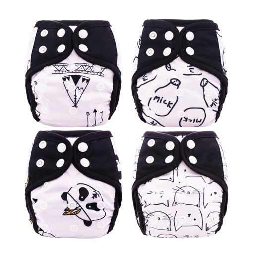 Pañal pantalón con cremalleras 4 uds.