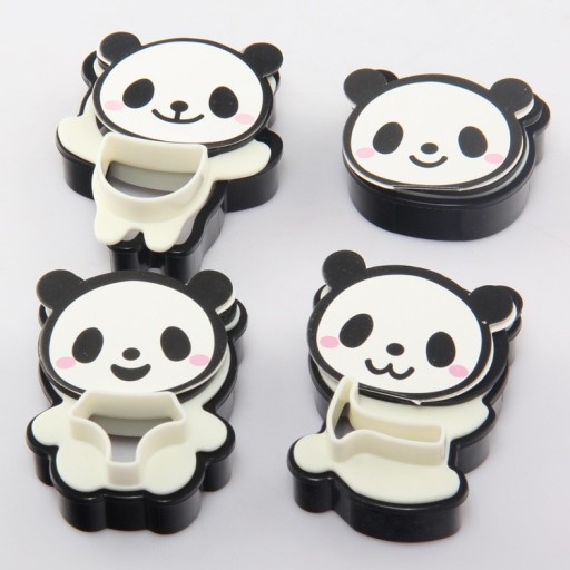 Panda udstikkere 4 stk.