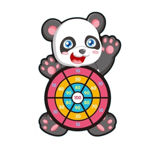 Panda velcro-mål