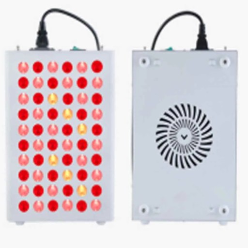 Panel de terapia de luz roja de 60 LED, 5 W, 630 nm, 660 nm, 810 nm, 830 nm, 850 nm, lámpara infrarroja con temporizador, tratamiento de cuerpo