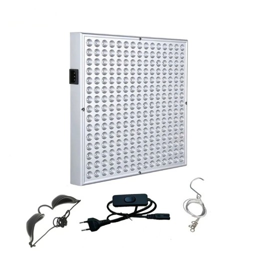 Panneau LED pour Thérapie à Lumière Rouge 45W Lampe Infrarouge Physiothérapie Traitement de la Peau Régénération Musculaire Soulagement de la Douleur