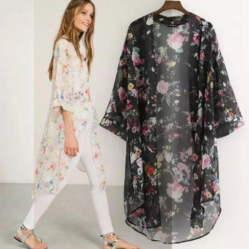 Pano floral feminino P534