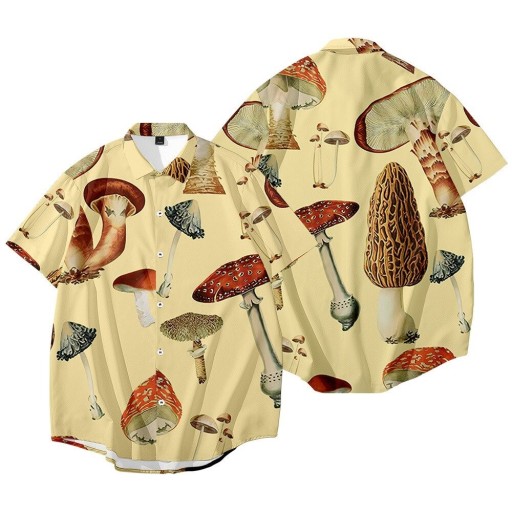 Pánská košile s houbami