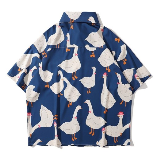 Pánská košile s labutěmi