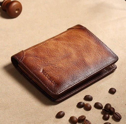 Pánska kožená peňaženka M456