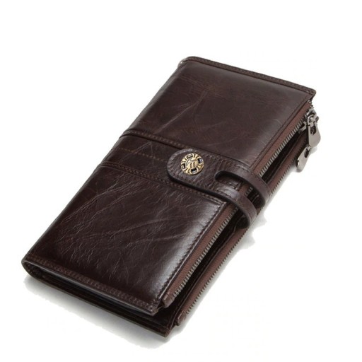 Pánska kožená peňaženka veľká M543