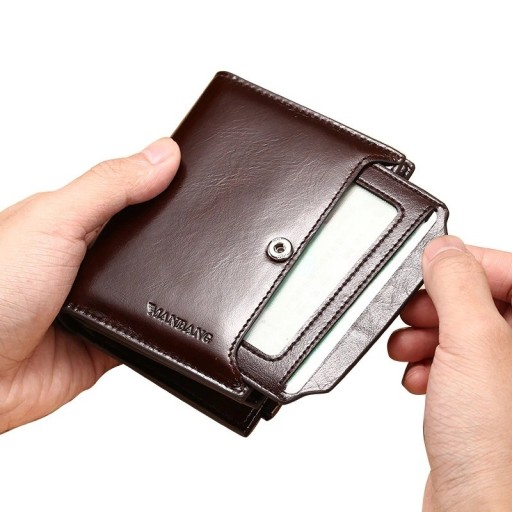 Pánská kožená peněženka M485