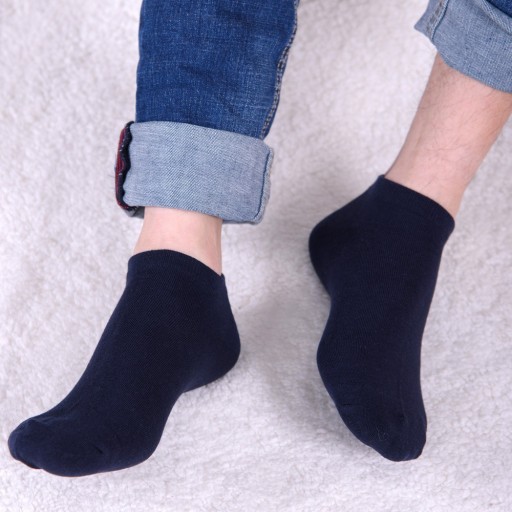 Pánske členkové ponožky v rôznych farbách - 5 párov
