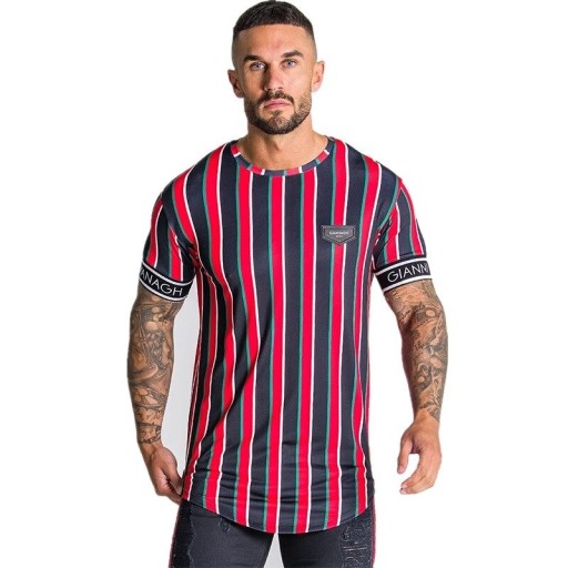 Pánské pruhované tričko T2065