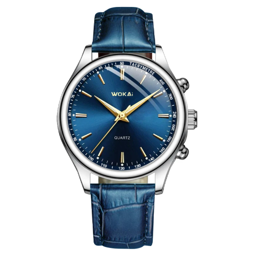 Pánske quartzové obchodné hodinky 40–44 mm Športové hodinky s koženým pásikom Pracka Elegantné voľnočasové náramkové hodinky