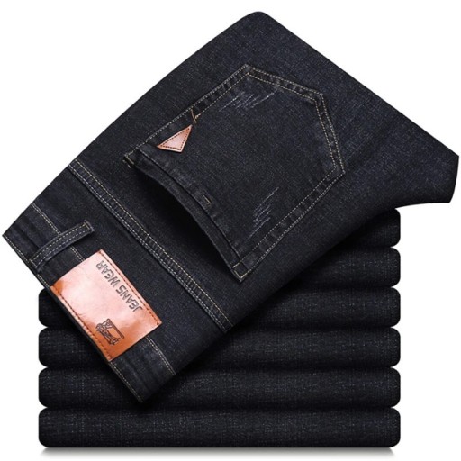 Pánské Slim Fit džínové kalhoty s elastanem Pohodlné úzké džíny pro každodenní nošení Stylové pánské rifle s moderním střihem