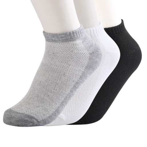 Pánské stylové kotníkové ponožky - 10 párů