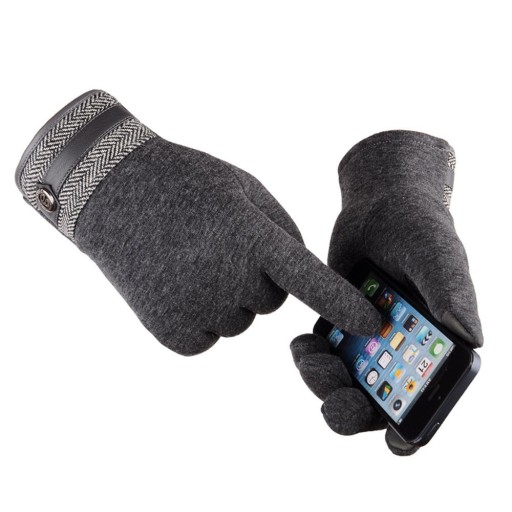 Pánské zimní rukavice bavlněné