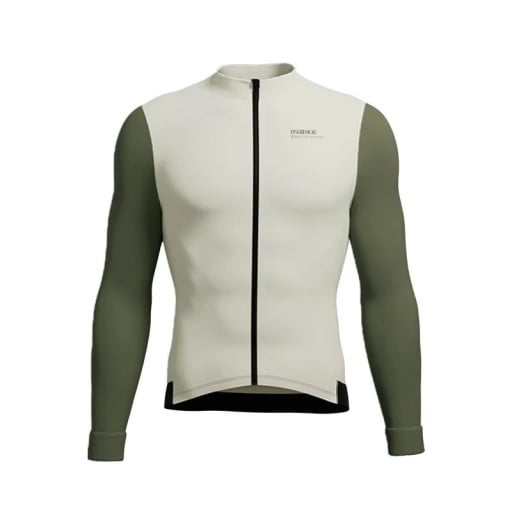 Pánský cyklistický sportovní dres s dlouhým rukávem na zip do chladnějšího počasí pro cyklistiku, sport a venkovní aktivity