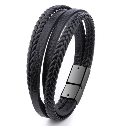 Pánsky kožený náramok H585