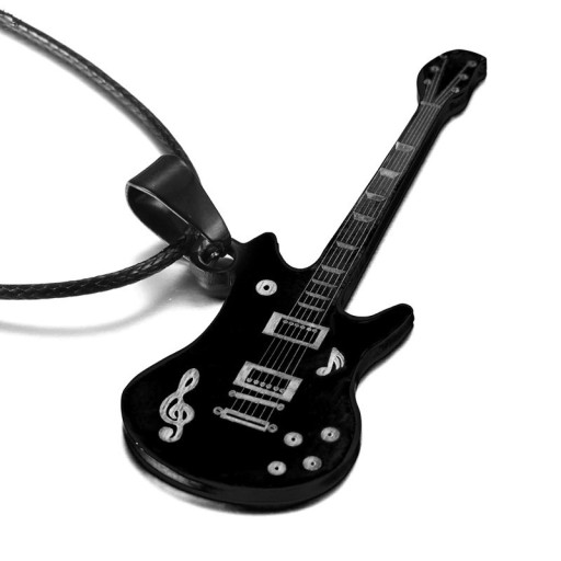 Pánsky náhrdelník s gitarou
