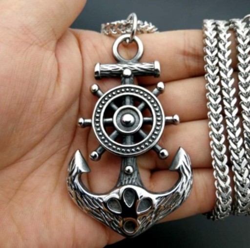 Pánský náhrdelník s kotvou D375