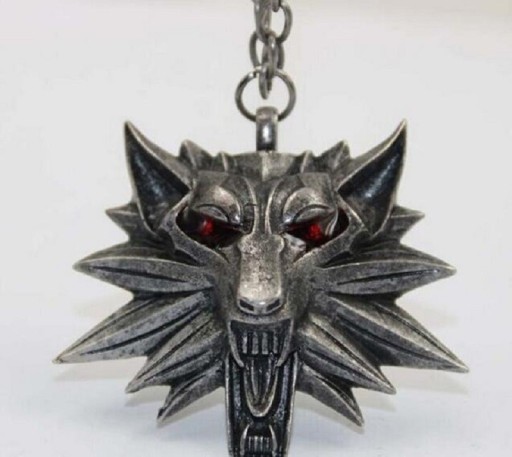 Pánsky náhrdelník s vlkom D304