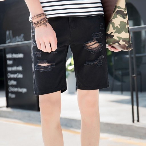 Pantalones cortos de mezclilla para hombre A867