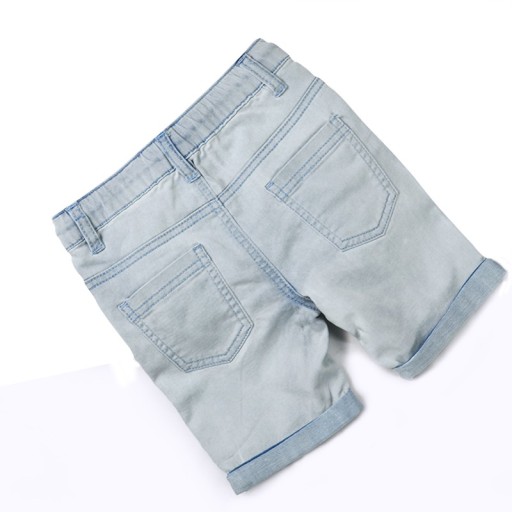 Pantalones cortos de mezclilla para niños - Blanco