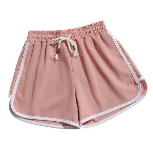 Pantalones cortos elásticos de ocio para mujer, de secado rápido, ligeros y con cordón, cómodos y holgados, para deportes de verano.