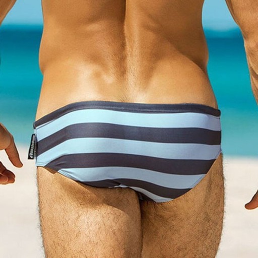 Pantalones de banho riscas para homem F1034