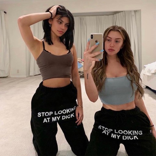 Pantalones de chándal para mujer con una inscripción divertida
