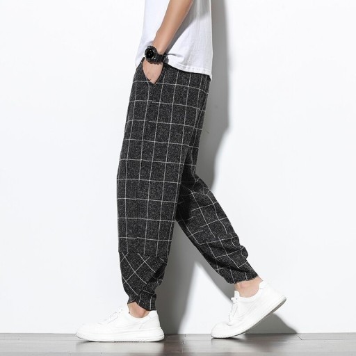 Pantalones de cuadros para hombre F1483