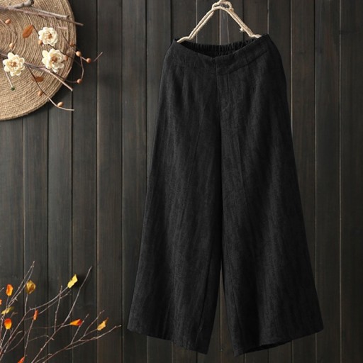 Pantalones holgados de talla grande para mujer