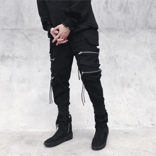 Pantaloni bărbați negri F1490