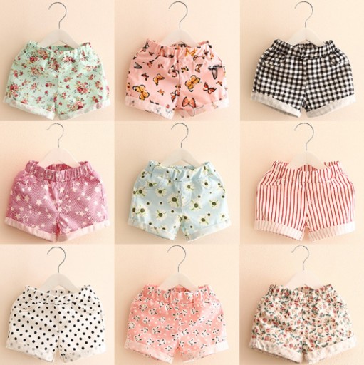 Pantaloni corti da ragazza J613