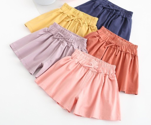 Pantaloni corti da ragazza N691