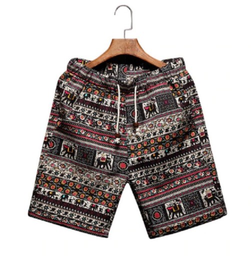 Pantaloni corti da uomo con stampa A2