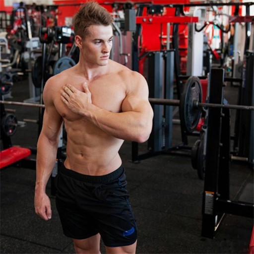 Pantaloni corti fitness da uomo J762