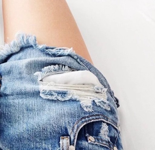 Pantaloni corti in denim da donna Emily