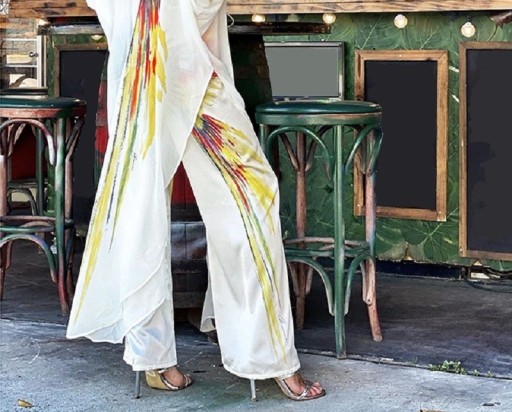 Pantaloni da donna con pappagallo