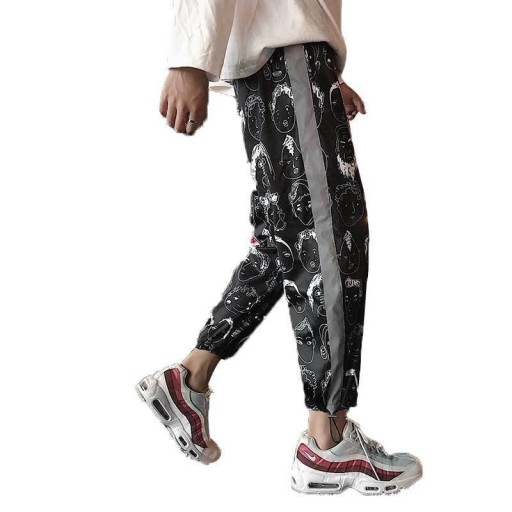 Pantaloni da donna con striscia riflettente