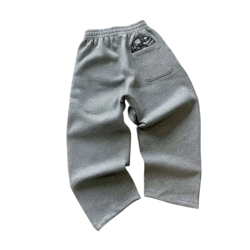 Pantaloni da uomo in tinta unita con tasche e stampa di CD, poliestere, spandex, vestibilità comoda con cordoncino, design moderno