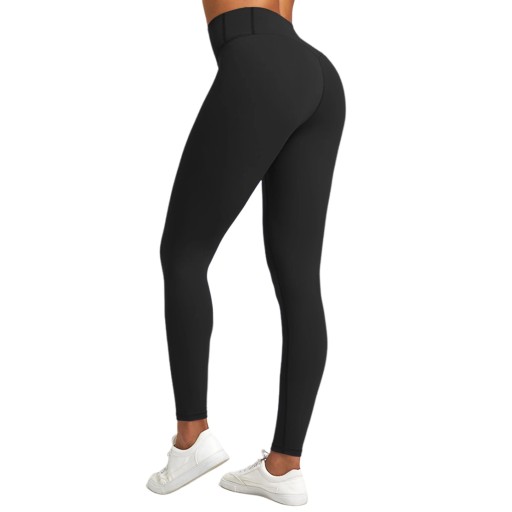 Pantaloni da yoga elasticizzati senza cuciture per donna con vita alta Leggings sportivi da fitness per la palestra Abbigliamento da corsa
