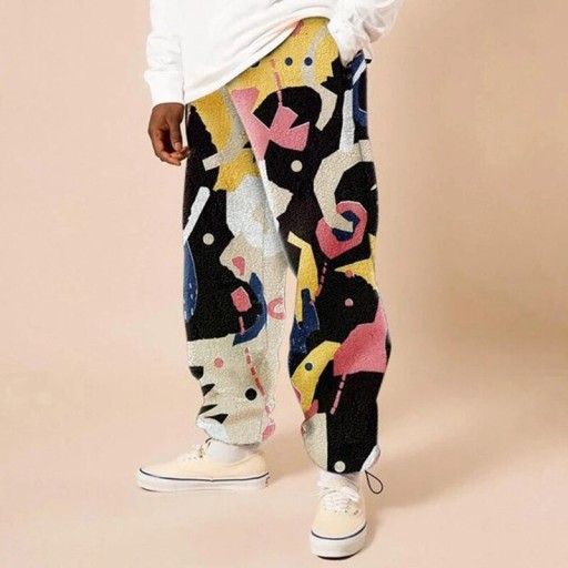 Pantaloni de bărbați cu model F1517
