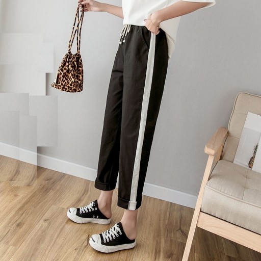 Pantaloni de dama cu cauciuc in talie