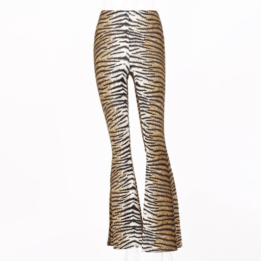 Pantaloni de dama cu model tigru
