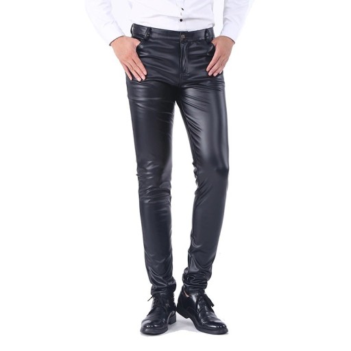 Pantaloni de piele pentru bărbați F1491