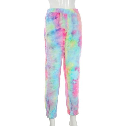 Pantaloni de trening curcubeu pentru femei