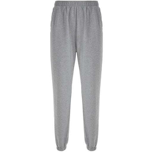 Pantaloni de trening gri de damă cu inscripția A372