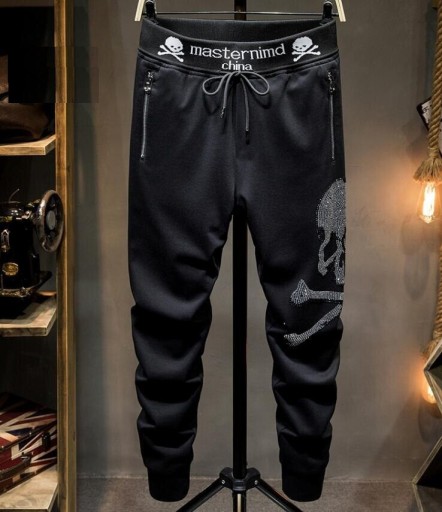 Pantaloni de trening pentru bărbați cu cranii F1684