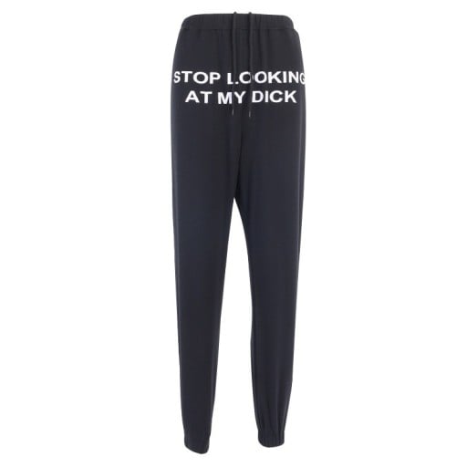 Pantaloni de trening pentru femei cu inscripție amuzantă