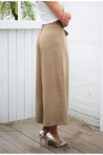 Pantaloni estivi da donna con fiocco J1737