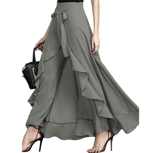 Pantaloni gonna donna larghi