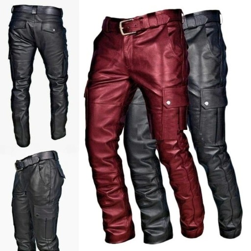 Pantaloni in pelle da uomo F1564